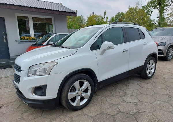 Chevrolet Trax cena 32900 przebieg: 154125, rok produkcji 2013 z Maków Podhalański małe 326